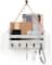 NEX™ Weathered Green Hanging Wall-Mounted Mail Organizer with 5 Hooks